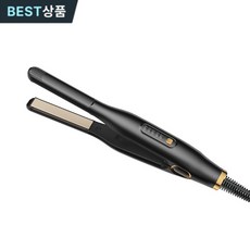 YAPOGI 남자 고데기 전문가용 5단계 음이온 판고데기 볼륨매직기 13mm, 블랙, EU, FLY-288