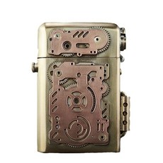 復古工業風齒輪煤油打火機