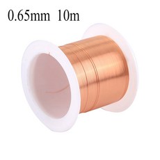 코일 구리 와이어0 1mm 0 2mm m 4mm 5mm 6mm 7mm 8mm 1 20mm케이블 와이어 에나멜 권선, 0 65mm 10m