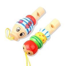奧福樂器 木質卡通動物造型口哨, 1個, 動物口哨