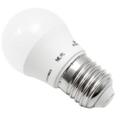 旭光 3.5W LED 球泡燈 節能省電 柔和光線 適用於各種燈具, 白色, 1個