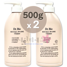 닥터바이오 에코 올인원 클렌저, 500g, 2개