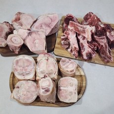 한우 1등급 몸보신세트 6kg 우족2kg+사골2kg+잡뼈2kg