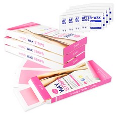 와브 왁싱 스트립 100매 셀프 제모 패치 패드 바디 테이프, 100개, 1.5g