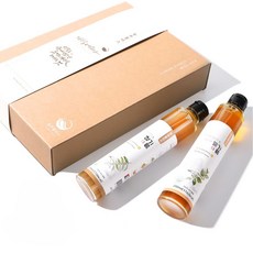 농부플러스 국산 저온압착 들기름 저온압착 참기름 200ml 2병선물세트, 1세트