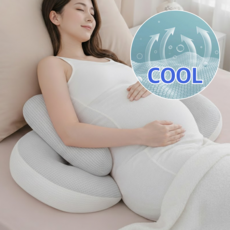 카이로스온 힐링 임산부 베개 허리 쿠션 바디필로우, 그레이