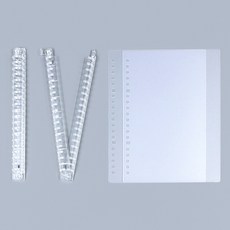 시저스바인더링 타공제본표지 PDF 학습지제본 30공타공기용, 1개, A5용 세트(시저스바인더 10개 타공표지 20개)