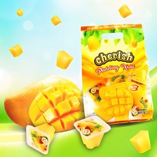 베트남 체리쉬 망고 젤리 푸딩 Cherish 405 g (망고), 405g, 4개