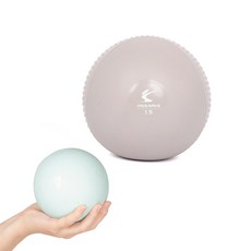 아이워너 소프트 토닝볼 세트 필라테스 웨이트볼, 2개, 1.5kg, 문그레이