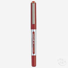 [부드러운 수성잉크] 유니볼 UB150 수성펜 0.5 적색 학습용펜 고급수성펜