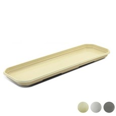 청운 메가박스 화분 받침 직사각 화분 초화박스 화단 정원 베란다 화분받침, 베이지, 1개