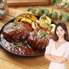 더복순 박솔미 한우 함박스테이크, 8개, 190g