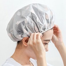 방수 비닐 헤어캡 샤워캡 머리 젖음 방지 비닐헤어캡 샴푸캡 방수샤워캡, 본상품선택, 화이트핑크