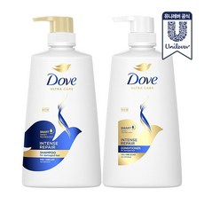 도브 샴푸+린스 660ml (인텐스/너리싱/스칼프), 인텐스 샴푸 2개