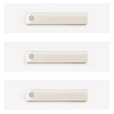 투데이리빙 2배 밝은 무선 센서등 세트 11cm LED 현관 거실 주방 욕실 충전식 센서 조명 전등 조명등 센스등 현관등 모션 감지등 무선등 아파트 인테리어, 3개, R98413B(웜화이트광