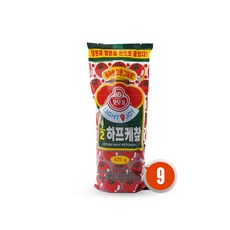오뚜기 하프 케찹, 475g, 9개