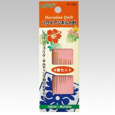 Clover 可樂牌 夏威夷拼布專用綜合針組 型號57-332, 1個