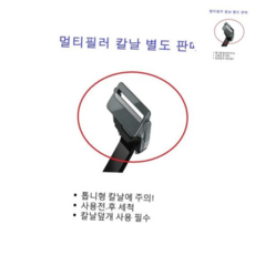 칼날만 판매 - 다기능 과일깍기 과일깍기칼날 껍질깍기 멀티필러, 1개