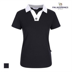 팜스프링스 여성 트임넥 카라반팔티셔츠_STSL232247 707808