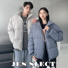 JES 韓國厚磅加厚素面內鋪棉保暖麵包外套，米其林蓄熱親膚潮流百搭情侶立領鋪棉外套