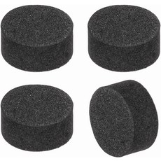 MECCANIXITY 4Pcs 단면 스피커 절연 발 패드 10mmx5mm 미끄럼 방지 폼 충격 흡수 베이스 앰프 스탠드 매트 하이파이 홈 시어터 사운드 시스템 블랙