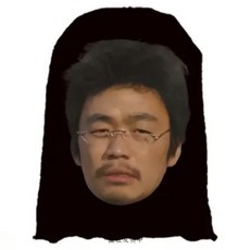 肥婆奶奶 表情包龍圖面罩 抖音同款惡搞頭套 cos搞笑人臉裝扮 防曬透氣頭套 生日交換禮物, 1個, 樹哥