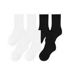 스탠다드 키즈 STANDARD KIDS 라이트웨이트 크루 삭스 7팩 [화이트/블랙] MEBSC0Z40-77 685744