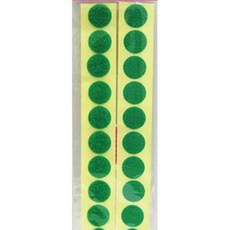 어린이교육 원형찍찍이 20mm 초록 만들기재료 유치원교구