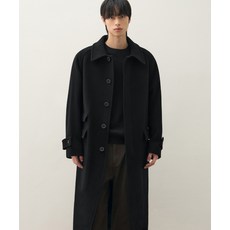 브랜드정품 드로우핏 DRAW FIT 오정규X드로우핏 컨사이즈 울 더 발마칸 코트 BLACK 279871
