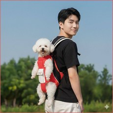 이지로지엑스 반려동물 이동가방 강아지 고양이 백팩, 1개