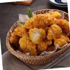 바삭바삭 콘후레이크 닭강정 1kg 치킨팝콘 간식닭강정, 1개