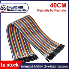 3.3V/5V MB102 브레드보드 전원 모듈 + 65 점퍼 와이어 830 포인트 Arduino 키트용 프로토타입 빵, 05 40C female to female, 1개