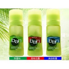 ban 滾珠式清新體香劑, 1個, 103ml, 綠   無味