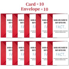 嗨購 熱銷父親節生日賀卡，趣味設計含信封，傳遞對爸爸的愛與祝福, 1個