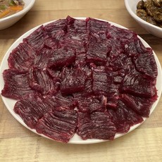 당일작업 대구원조 한우 뭉티기 육사시미 + 뭉티기양념장 증정, 1개, 120g