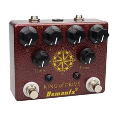 Demonfx King of Drive 電吉他破音效果器 Analogman King Of Tone模擬 三段模式切換 音色豐富 操作簡單 堅固耐用。, 1個