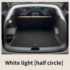 자동차 고휘도 트렁크 조명 실내 장식 LED 배선 불필요 자동 감지 테일게이트 라이트 스트립, 2M White light, Red