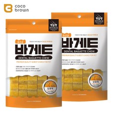 강아지간식 치석제거 단호박 덴탈껌 2개 기호성 플라그감소 구강근육 보상간식 한입, 1세트