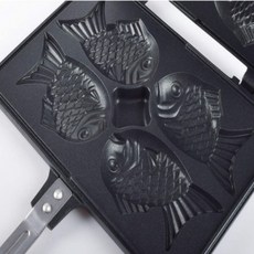 동우 붕어빵팬 4구 미니 붕어빵 가정 캠핑 간식 만들기 홈메이드 홈베이킹 기계 틀 국내산, 1개