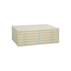 Scranton Co 5 Drawer Metal Flat Files Cabinet for 36 x 48 in Tropic Sand