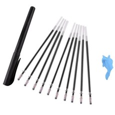 行書練字帖 成人楷書速成 凹槽控筆訓練 古詩詞練習本 寫字字帖, 1個, 褪色筆組合（1筆1握10芯裝）