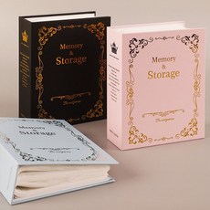 대용량 100매 4x6 포토북 포켓식 사진 앨범 사진첩 접착식 앨범첩, 분홍