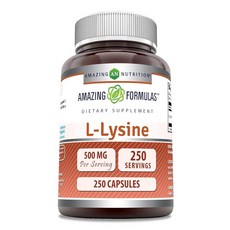 어메이징 뉴트리션 L라이신 500Mg 250정, 캡슐, 1개