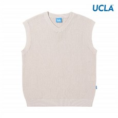 유씨엘에에이 남성 후리조직 V넥 베스트 UA4VE01