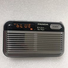 熊貓收音機S7 雙喇叭 立體聲揚聲器數字按鍵選曲 黑紅雙色可選 調頻收音機 優盤 TF卡播放 音箱功能 內置鋰電池供電, 標題內介紹, 如圖所示