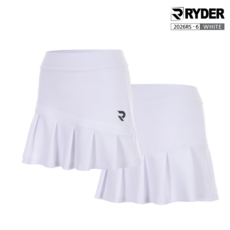 라이더 치마 배드민턴 여성 하의 팬츠 주름 스커트 화이트 2026RS-6