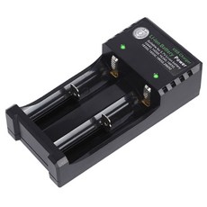 포커스 18650 26650 배터리충전기 2구 리튬이온 후레쉬 랜턴 선풍기 가습기, 18650 배터리 충전기 2구, 1개