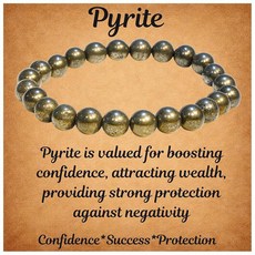 ECLATIS Lava Rock 디퓨저 디자인 팔찌 여성 및 남성 천연 힐링 크리스탈 영적 보호 긍정적인 에너지를 위한 8mm 라운드 비즈 신축성 있는 조절 가능한 사이즈, 황철석