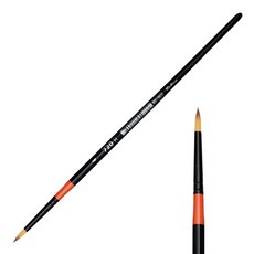 루벤스 수채화붓 720R 4호 둥근붓 환 인조모, 단품, 단품