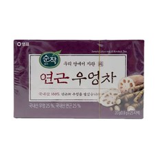 샘표 연근 우엉차 25개입, 1개, 800mg